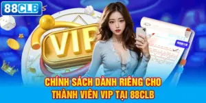 Chính sách dành riêng cho thành viên VIP tại 88clb.